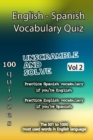 Image for English - Spanish Vocabulary Quiz - Match the Words - Volume 2