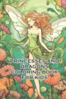 Image for Princesses and Dragons coloring book for kids