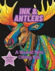 Image for Ink &amp; Antlers : A Blackout Moose Coloring Book
