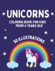 Image for UNICORN Coloring Book For Kids : 50 illustrations - Great gift idea for Kids - Large format (Millenium Art Edition) - COM