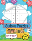 Image for sudoku puzzles 250 hard to expert book for kids 6-9 : 250 Sudoku puzzles with full solutions, ranging from hard.