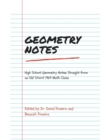 Image for Geometry Notes- High School Geometry Notes Straight from an Old School 1969 Math Class