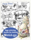 Image for Ostrich eggs. Egg coloring books for Adults