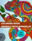 Image for coloring book animals with mandalas : animals with mandalas cats lions 8.5 x 11 In ( 44.27 x 28.57 cm ) 40 Mandalas 80 Pages no bleed