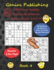 Image for 1008 Crazy Sudoku Puzzles &amp; Solutions Master Series - Level 19 - Book 4