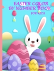 Image for easter color by number book for kids