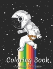 Image for Adult Coloring Book, Stress Relieving Creative Fun Drawings To Calm Down, Reduce Anxiety &amp; Relax Great Christmas Gift Idea For Men &amp; Women ( rainbow-stars-astronaut Coloring Books )
