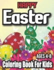 Image for Happy easter coloring book for kids ages 4-8