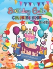 Image for Birthday Cake Coloring Book : Birthday Party Favors Coloring Page, Decorate A Birthday Cake, Coloring Book With Beautiful Cakes, Coloring Page Birthday Cake