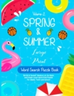 Image for Spring &amp; Summer Word Search Puzzle Book : Large Print Spring &amp; Summer Vacation at the Beach and Ocean Lovers Word Find Puzzles For Adults, Teens and Women (Volume-2)