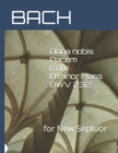 Image for Dona nobis Pacem from B minor Mass BWV 232 : for New Septuor