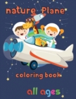 Image for nature Plane Coloring Book all ages