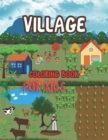 Image for Village Scenery Coloring Book for Kids
