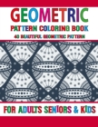 Image for Geometric Pattern Coloring Book : Stress Relieving geometric patterns coloring book-An Absolute Stress Reliever Coloring Book For Adults Volume-48