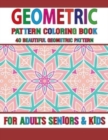 Image for Geometric Pattern Coloring Book : Geometric Design Coloring Activity Pages-Geometric Shapes and Patterns Coloring Book Volume-54