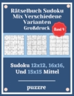 Image for Ratselbuch Sudoku Mix Verschiedene Varianten Großdruck Band 4