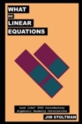 Image for What do Linear Equations look like? 3000 Introductory Algebraic Geometry Calculations
