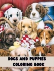 Image for Dogs and Puppies Coloring Book : Lovely Dog And Puppies Coloring Book for Adults