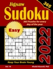 Image for 2022 Jigsaw Sudoku : 365 Easy Puzzles for Every Day of the Year: Keep Your Brain Young