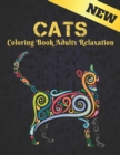 Image for Coloring Book Adults Relaxation Cats : Coloring Book for Adults 50 One Sided Cat Designs Coloring Book Cats 100 Page Stress Relieving Coloring Book Cats Designs for Stress Relief and Relaxation Amazin