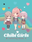 Image for chibi girls coloring book