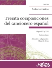Image for Treinta composiciones del cancionero espanol