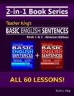 Image for 2-in-1 Book Series : Teacher King&#39;s Basic English Sentences Book 1 &amp; 2 - Estonian Edition