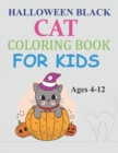 Image for Halloween Black cat Coloring Book For Kids Ages 4-12