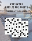 Image for Crossword puzzles for adults : Challenge your brain Volume1