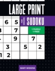 Image for Large Print Sudoku For Seniors 1 Puzzle = 1 Page