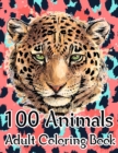 Image for 100 Animals Adult Coloring Book