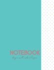 Image for Notebook Plus : Teal Colored Cover With Dotted Design - &quot;Big or Small, Make it Happen.&quot; Quote - PLUS 2022 Calendar - 8.5 x 11 - College Ruled Line - 120 Pages