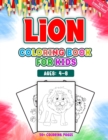Image for Lion Coloring Book For Kids Ages 4-8