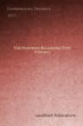 Image for The Pickering Balancing Test : Volume 2