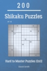 Image for Shikaku Puzzles - 200 Hard to Master Puzzles 12x12 vol.14