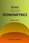 Image for Notes on basic concepts for initiation in ECONOMETRICS