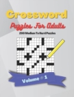 Image for Crossword Puzzle Book For Adults Volume 1