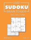 Image for 1500 Sudoku Brain Teaser 9 x 9 avec solutions Niveau 6 Vol. 12
