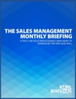 Image for The Sales Management Monthly Briefing : A Tool for Sales Professionals who want to Manage Better and Lead Well