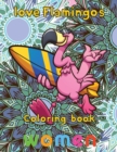 Image for Love Flamingos coloring book women