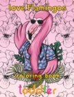 Image for Love Flamingos coloring book toddler
