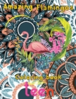 Image for Amazing Flamingos Coloring Book teen : 8.5&#39;&#39;x11&#39;&#39;/Flamingo coloring book