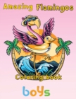 Image for Amazing Flamingos Coloring Book boys : 8.5&#39;&#39;x11&#39;&#39;/Flamingo coloring book