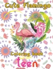 Image for Cute Flamingo Coloring book teen