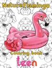 Image for Nature Flamingo Coloring book teen