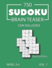 Image for 750 Sudoku Brain Teaser Triathlon A com solucoes Nivel 3-4 Vol. 7