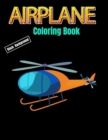 Image for Airplane coloring book black background