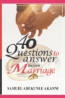 Image for 40 Questions to Answer Before Marriage