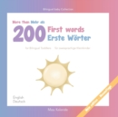 Image for More than 200 first words for Bilingual Toddlers Mehr als 200 erste woerter fur zweisprachige Kleinkinder - English - German Englisch - Deutsch