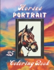 Image for Horses Portrait Colouring Book : Grayscale &amp; Realistic Horses Colouring Book.